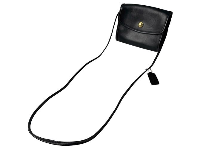 Coach OLD COACH German Snap Schultertasche Schwarz - Ansicht 2