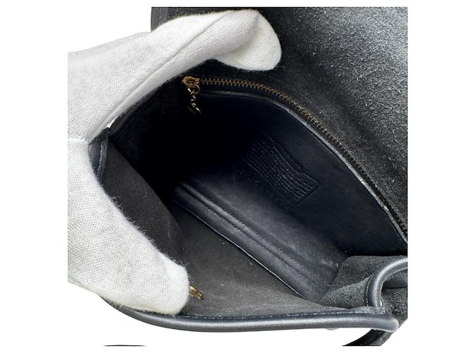 Coach OLD COACH German Snap Schultertasche Schwarz - Ansicht 8