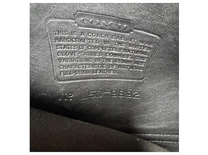 Coach OLD COACH German Snap Schultertasche Schwarz - Ansicht 9