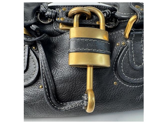 Borsa a mano Chloé Chloe Paddington Nero - vista 10