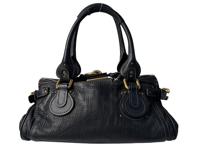 Borsa a mano Chloé Chloe Paddington Nero - vista 2