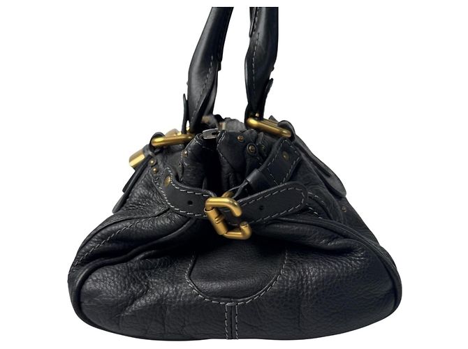 Borsa a mano Chloé Chloe Paddington Nero - vista 3