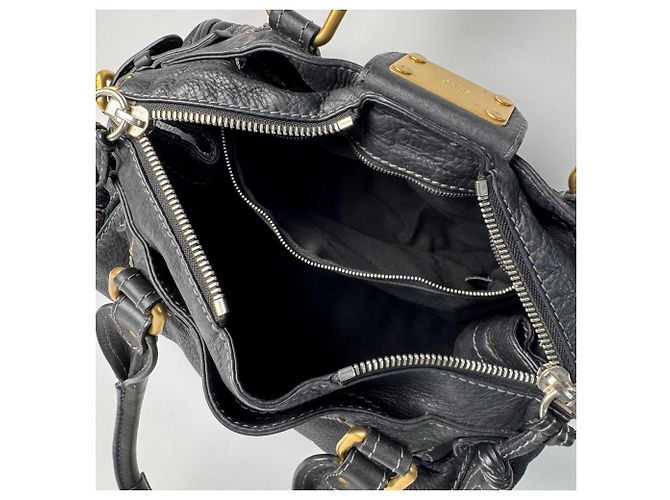 Borsa a mano Chloé Chloe Paddington Nero - vista 7