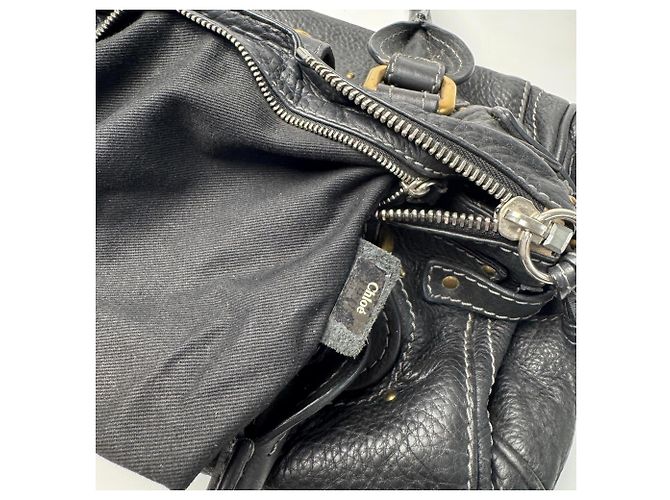 Borsa a mano Chloé Chloe Paddington Nero - vista 8