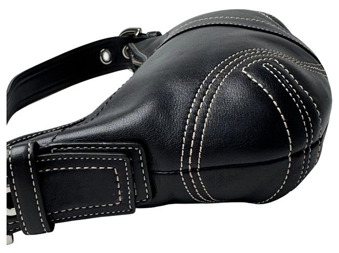 Bolsa Coach Half Moon One-Shoulder Bag Preto - vista 4