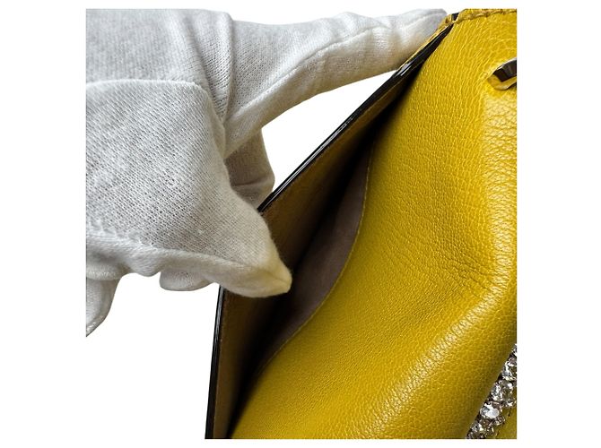 Borsa a tracolla 2-way Madeline Jimmy Choo Giallo - vista 10