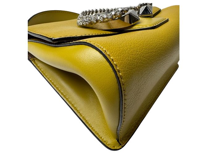 Borsa a tracolla 2-way Madeline Jimmy Choo Giallo - vista 15