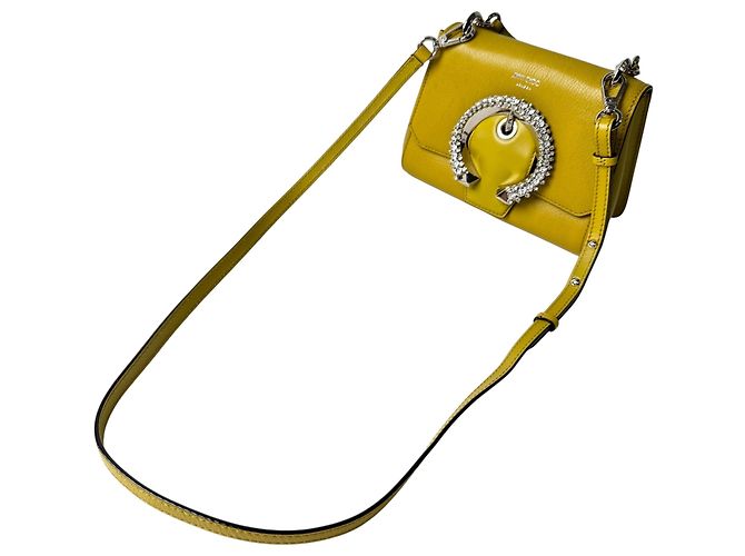 Borsa a tracolla 2-way Madeline Jimmy Choo Giallo - vista 2