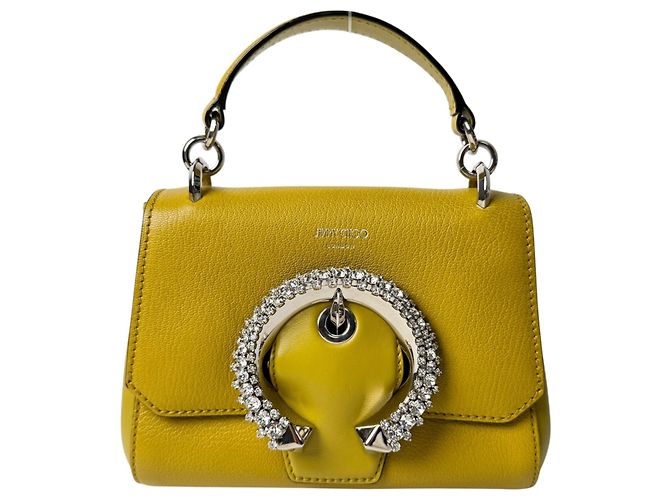 Borsa a tracolla 2-way Madeline Jimmy Choo Giallo - vista 3