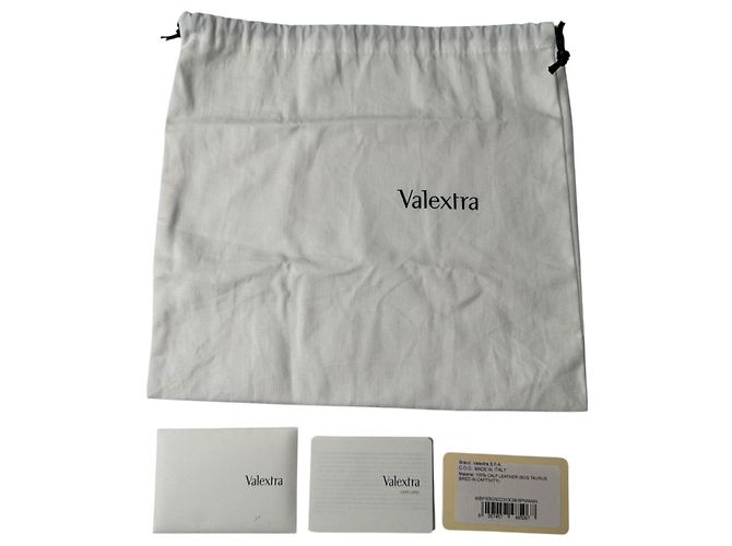 Borsa Mini Passpa Tote Valextra Marrone Nero Beige - vista 18