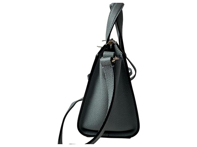 Borsa Mini Passpa Tote Valextra Marrone Nero Beige - vista 3