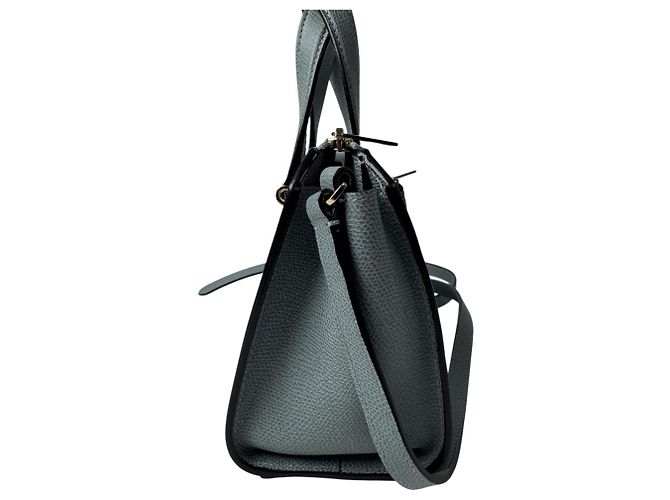 Borsa Mini Passpa Tote Valextra Marrone Nero Beige - vista 4