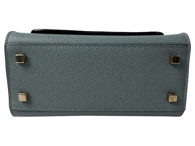 Borsa Mini Passpa Tote Valextra Marrone Nero Beige - vista 5