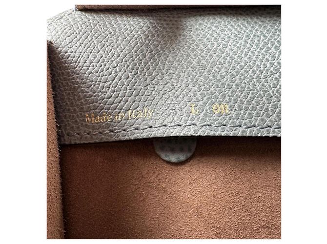 Borsa Mini Passpa Tote Valextra Marrone Nero Beige - vista 7