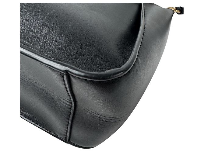 Stella Mc Cartney Borsa a tracolla Stella McCartney con logo traforato Nero - vista 14
