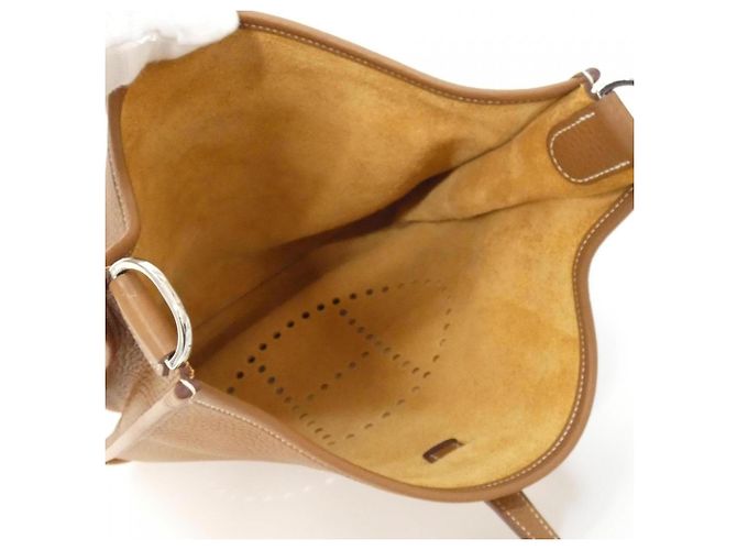 Hermès Sac à épaule Hermes Evelyne 3 PM Marron - vue 8