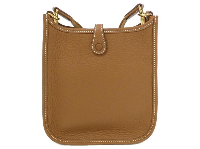 Hermès Borsa a tracolla Hermes Evelyne Marrone - vista 2