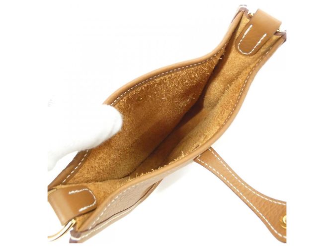 Hermès Borsa a tracolla Hermes Evelyne Marrone - vista 6