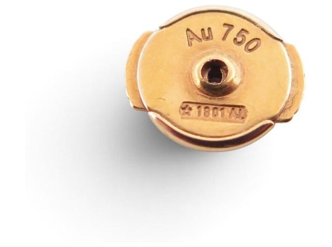 NUOVI ORECCHINI DJULA GRANDI A PERA ORO ROSA 18K 1.7GR DIAMANTI D'oro - vista 5