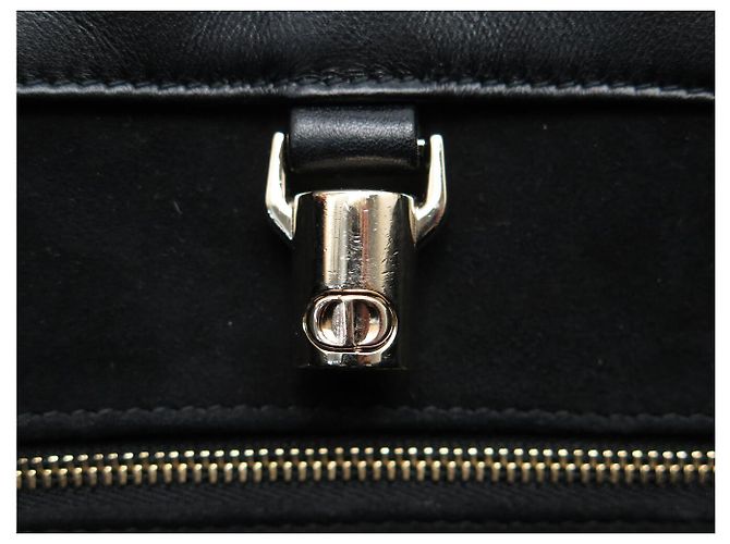 Autre Marque BORSA A MANO DIOR ESSENTIAL MM IN PELLE ARCHICANNAGE NERA CABAS TOTE HAND BAG Nero - vista 11