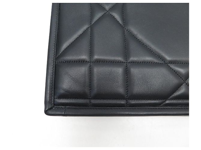 Autre Marque BORSA A MANO DIOR ESSENTIAL MM IN PELLE ARCHICANNAGE NERA CABAS TOTE HAND BAG Nero - vista 17