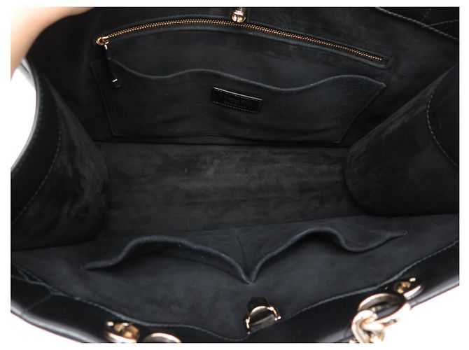 Autre Marque BORSA A MANO DIOR ESSENTIAL MM IN PELLE ARCHICANNAGE NERA CABAS TOTE HAND BAG Nero - vista 9