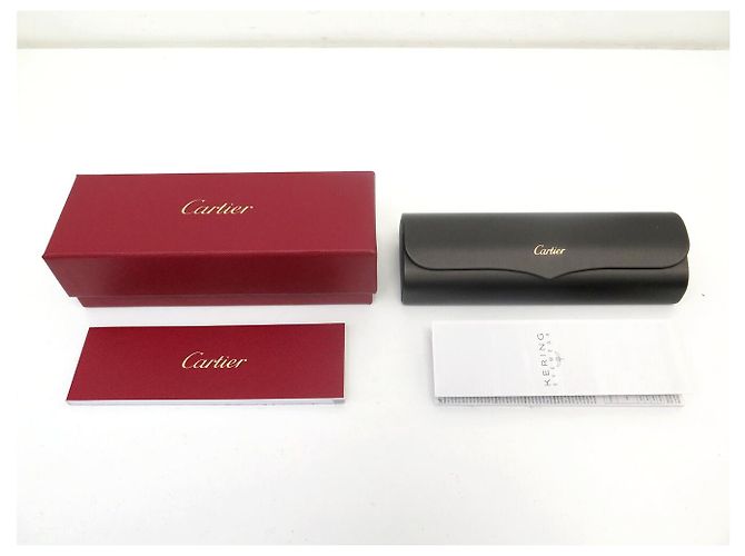 GAFAS DE SOL CARTIER DECOR C ALLONGE CT0439S BOIS SUNGLASSES NUEVAS Plata - vista 13
