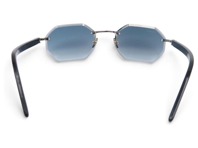 GAFAS DE SOL CARTIER DECOR C ALLONGE CT0439S BOIS SUNGLASSES NUEVAS Plata - vista 3