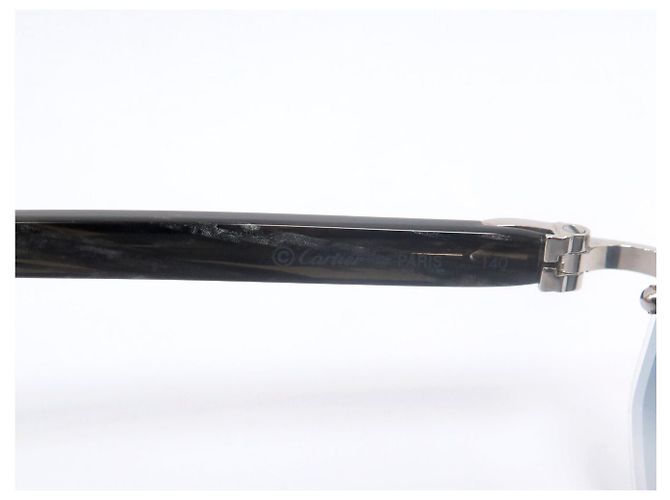 GAFAS DE SOL CARTIER DECOR C ALLONGE CT0439S BOIS SUNGLASSES NUEVAS Plata - vista 8