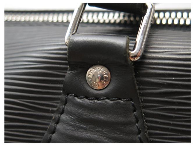 BORSA A MANO LOUIS VUITTON SPEEDY 35 M42992 PELLE EPI NOIR BLACK Nero - vista 18