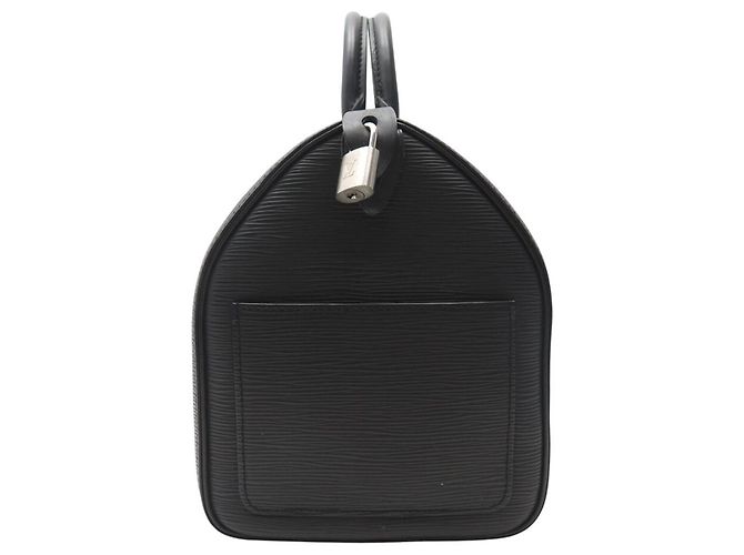 BORSA A MANO LOUIS VUITTON SPEEDY 35 M42992 PELLE EPI NOIR BLACK Nero - vista 3