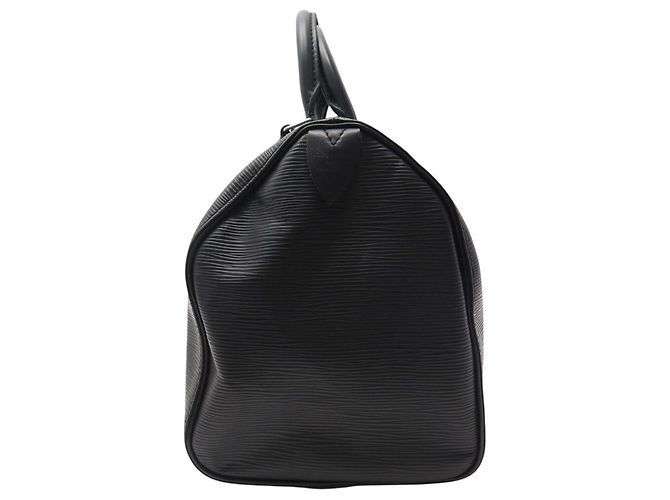 BORSA A MANO LOUIS VUITTON SPEEDY 35 M42992 PELLE EPI NOIR BLACK Nero - vista 4