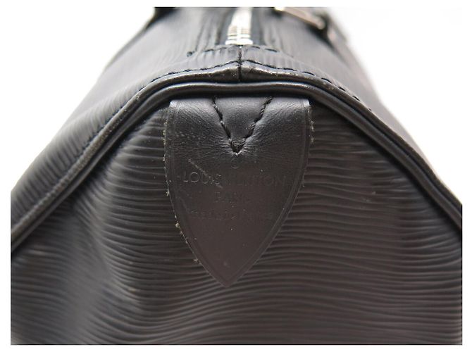 BORSA A MANO LOUIS VUITTON SPEEDY 35 M42992 PELLE EPI NOIR BLACK Nero - vista 5
