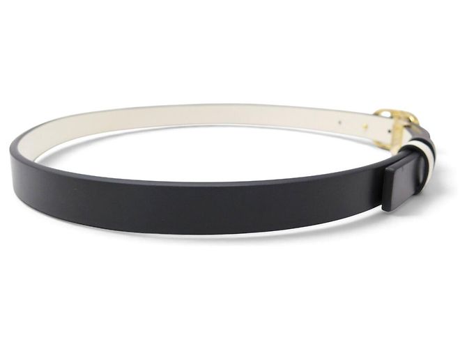 Christian Dior NEW DIOR 30 MONTAIGNE REVERSIBLE BELT BLACK & WHITE LEATHER T80 B0446UWGA - view 5