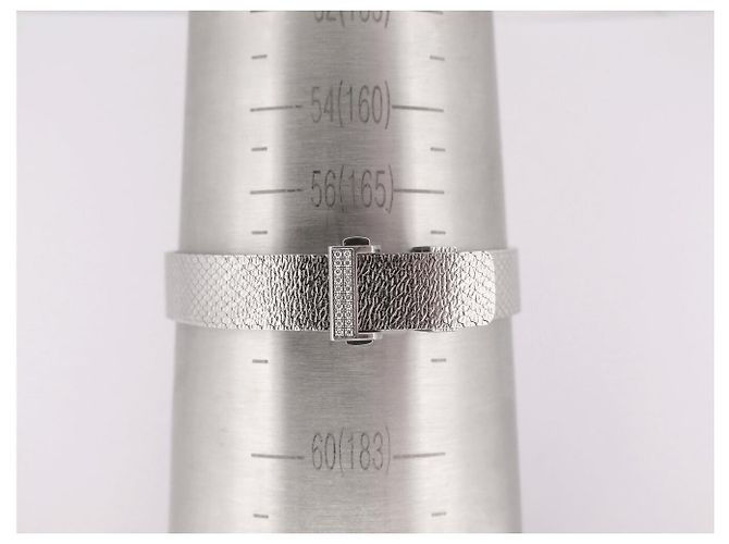 NEUE DIOR LA MINI D SATINE UHR CD040110M003 19MM STAHL DIAMANTEN QUARTZ Silber - Ansicht 13