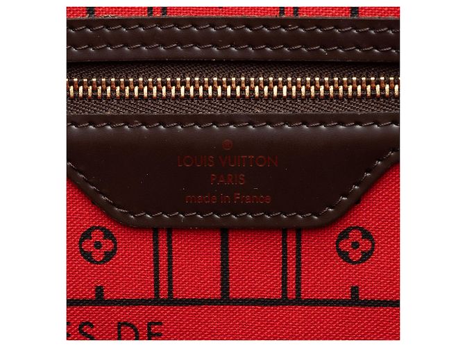 Louis Vuitton Damier Ebene Neverfull GM Tote Braun - Ansicht 8
