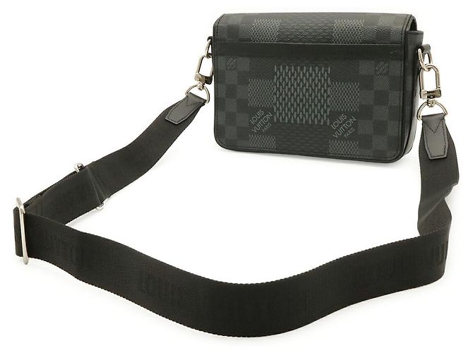 Louis Vuitton Damier Graphite Studio Messenger Nero - vista 2