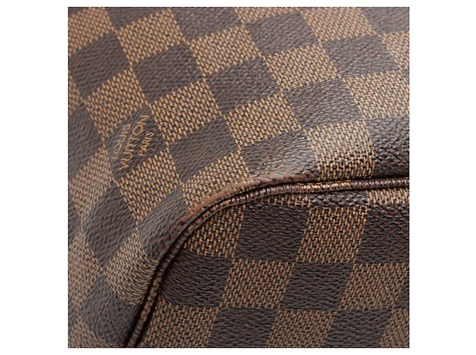 Louis Vuitton Damier Ebene Neverfull MM Tote Tasche Braun - Ansicht 10