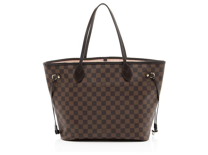 Louis Vuitton Damier Ebene Neverfull MM Tote Tasche Braun - Ansicht 3