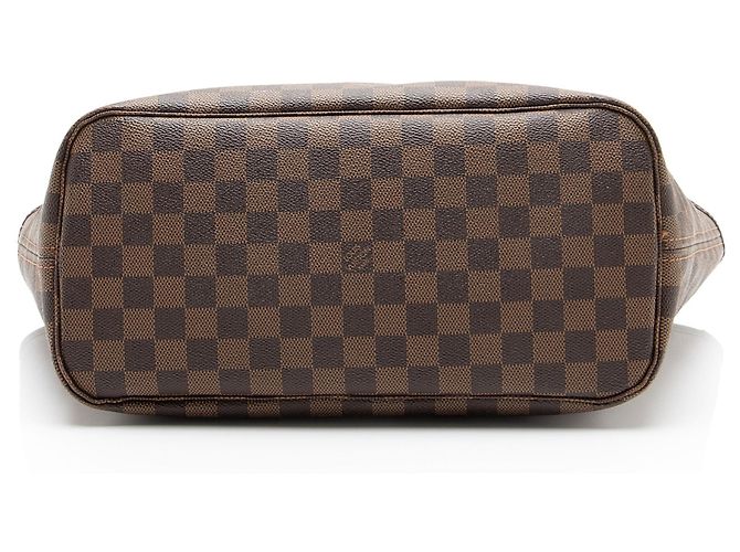 Louis Vuitton Damier Ebene Neverfull MM Tote Tasche Braun - Ansicht 4