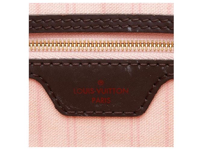 Louis Vuitton Damier Ebene Neverfull MM Tote Tasche Braun - Ansicht 8