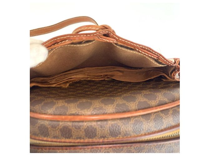 Céline Bolso bandolera Celine Macadam Castaño - vista 10