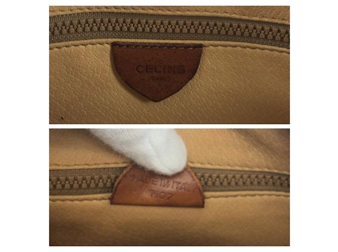 Céline Bolso bandolera Celine Macadam Castaño - vista 4