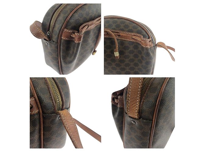 Céline Bolso bandolera Celine Macadam Castaño - vista 5