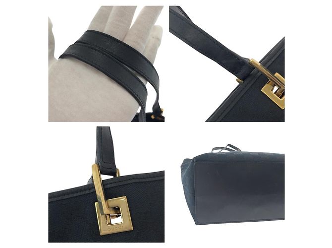 Gucci Tote Bag Schwarz Stoff - Ansicht 5