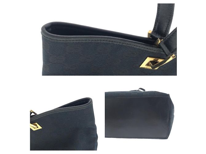 Gucci Tote Bag Schwarz Stoff - Ansicht 6
