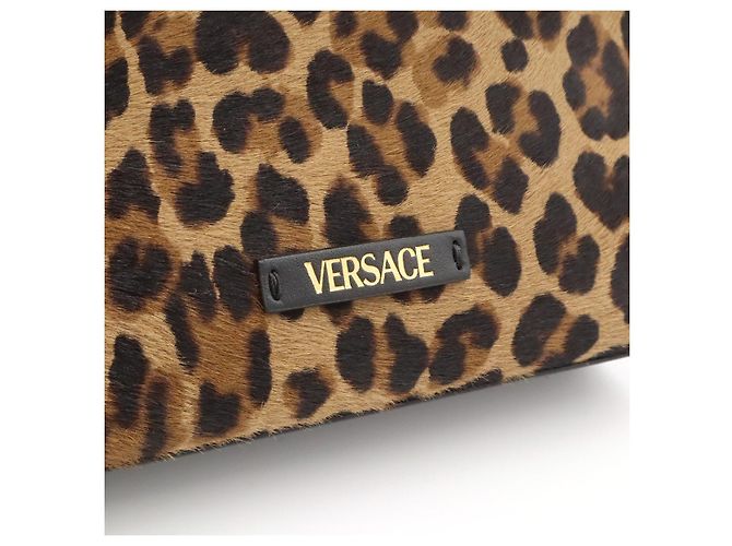 Versace Medusa Leopard Schultertasche Mehrfarben - Ansicht 8