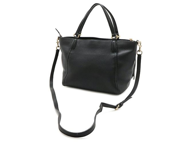 Bolso Tote Gucci Soho Interlocking G Negro - vista 2