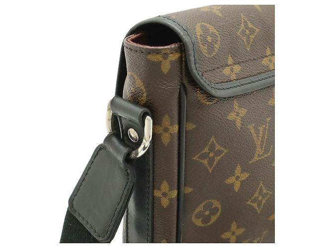 Louis Vuitton Monogram Macassar Bus PM Marrone - vista 4
