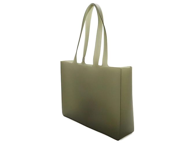 Chanel Logo Rubber Tote Bag Grau - Ansicht 2